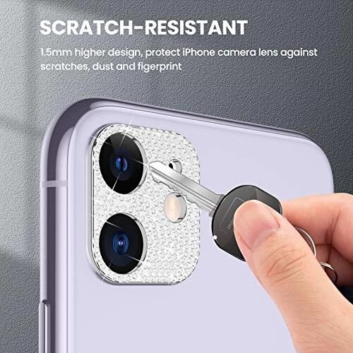 Luxe 3D Glitter Diamond Bling Strass Camera Lens Protector Voor Iphone 12 13 Mini 11 Pro Max Camera Protector Screen cover