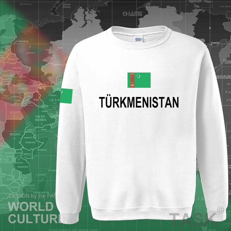 Turkmenistan Turkmen hoodies männer sweatshirt schweiß neue hip hop streetwear kleidung top sporting trainingsanzug nation 2017 TKM casual
