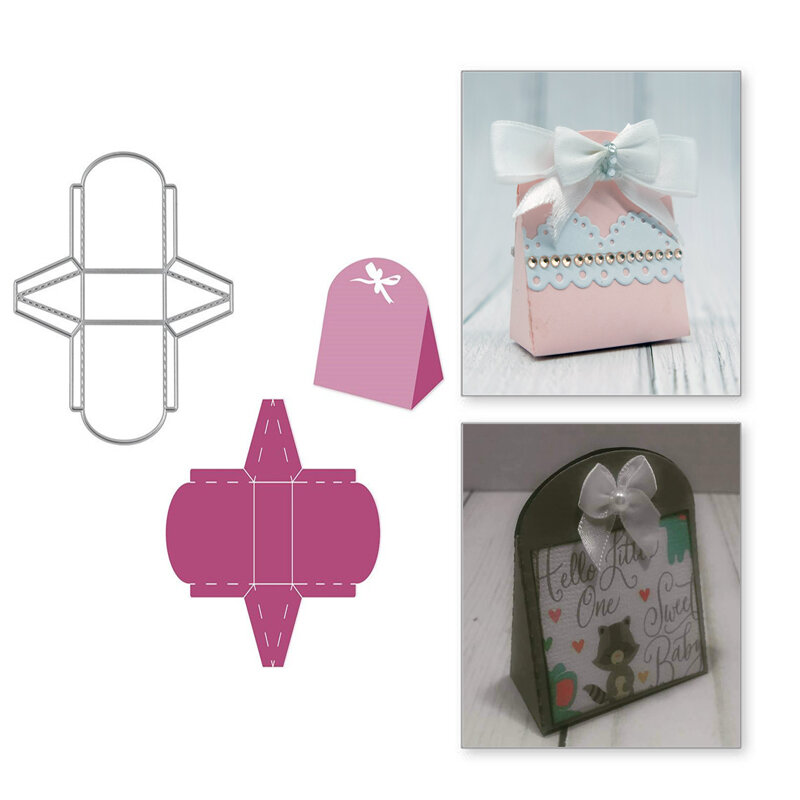 InLoveArts-caja de troqueles de Navidad, troqueles de corte de Metal para manualidades, troqueles de álbum de recortes, plantilla de relieve, decoración 2019