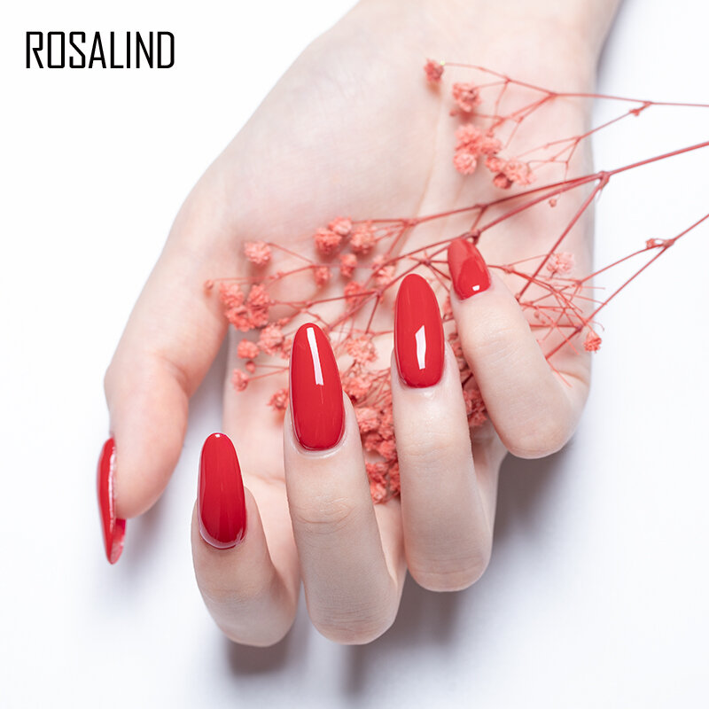 ROSALIND – vernis à ongles Gel, Design Nail Art, lampe UV/LED, Semi-permanent pour manucure, autocollants pour ongles Macaron