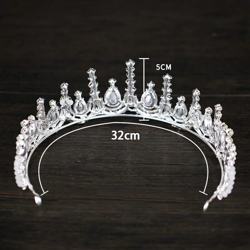 Shining Rhinestone Tiaras and Crowns Royal Princess diadema Headbands for Women Girls Bride Wedding Hair Jewelry Accessories