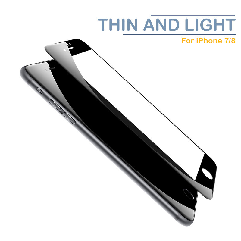 Защитное закаленное стекло 9000D для iPhone SE 2020, 6, 6S Plus, 7, 8 PLUS