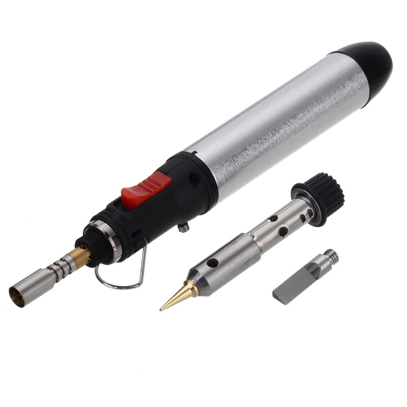 1 Set Gas Soldeerbout Heat Gun Flame Butaan Draadloze Welding Pen Torch Tool Kit voor Lassen Solderen