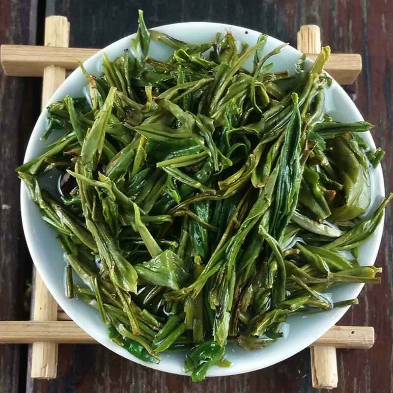 Chá verde da maofeng huangshan, chá verde de alta qualidade 2020 do começo da primavera orgânico fresco, chá chinês