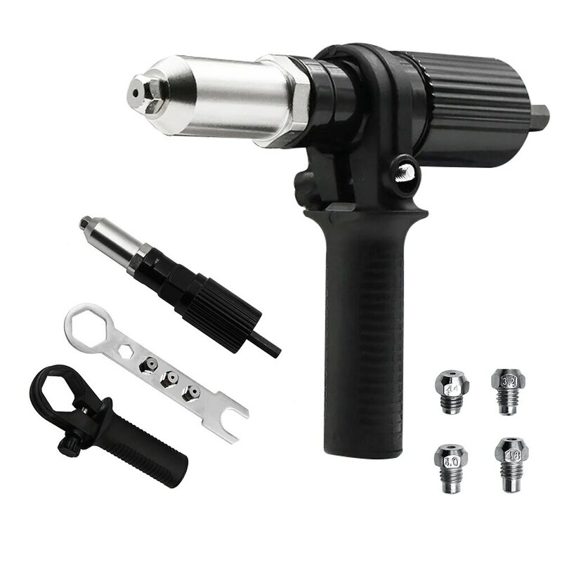 Professional Electric Riveter Movement Pull Accessories Wireless Riveter Adapter Pneumatic Gun Rivet Insert Nut Tools for home