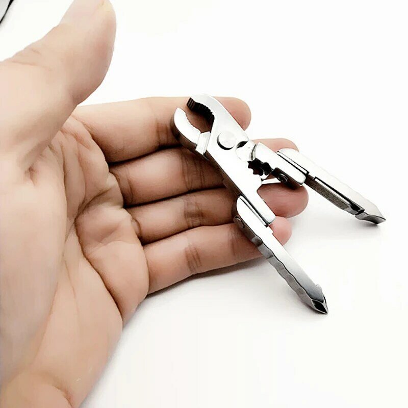 Multifunções mini ferramenta phillips chave de fenda com chave fivela edc ferramentas