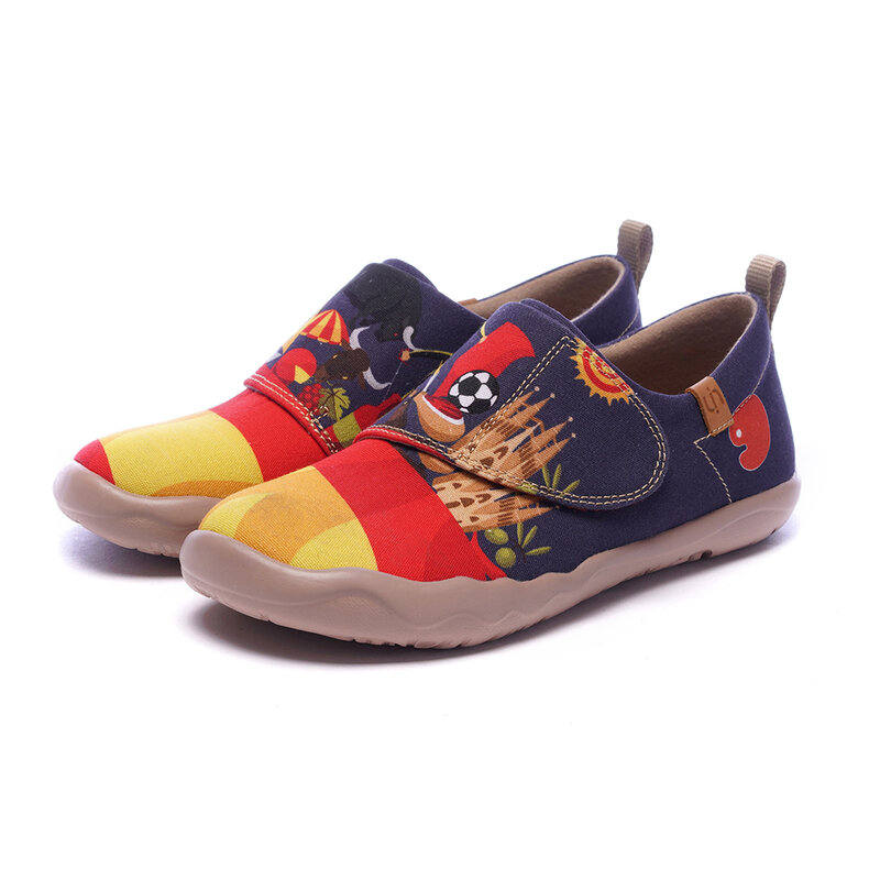 UIN Kid's Fashion Sneakers Lightweight Casual Comfortable Funny Painted Travel Shoes Boys Girls Loafers