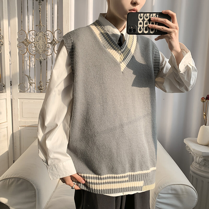 Autunno inverno mezzo dolcevita maglione uomo coreano Jacquard Casual  pullover lavorati a maglia manica lunga Warm Business Social maglieria Top
