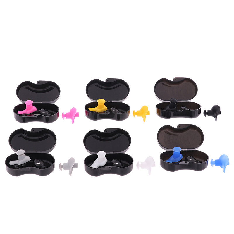 1 Pair Soft Silicone Ear Plugs Ear Protection Reusable Music Earplugs Noise Reduction For Sleep Swimming Earplugs Waterproof
