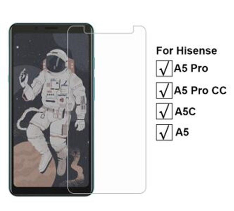 Hisense a5 pro用9hスクリーンプロテクター,3〜1個,強化ガラス,保護フィルム,hisense a5 pro cc用,a5c a5