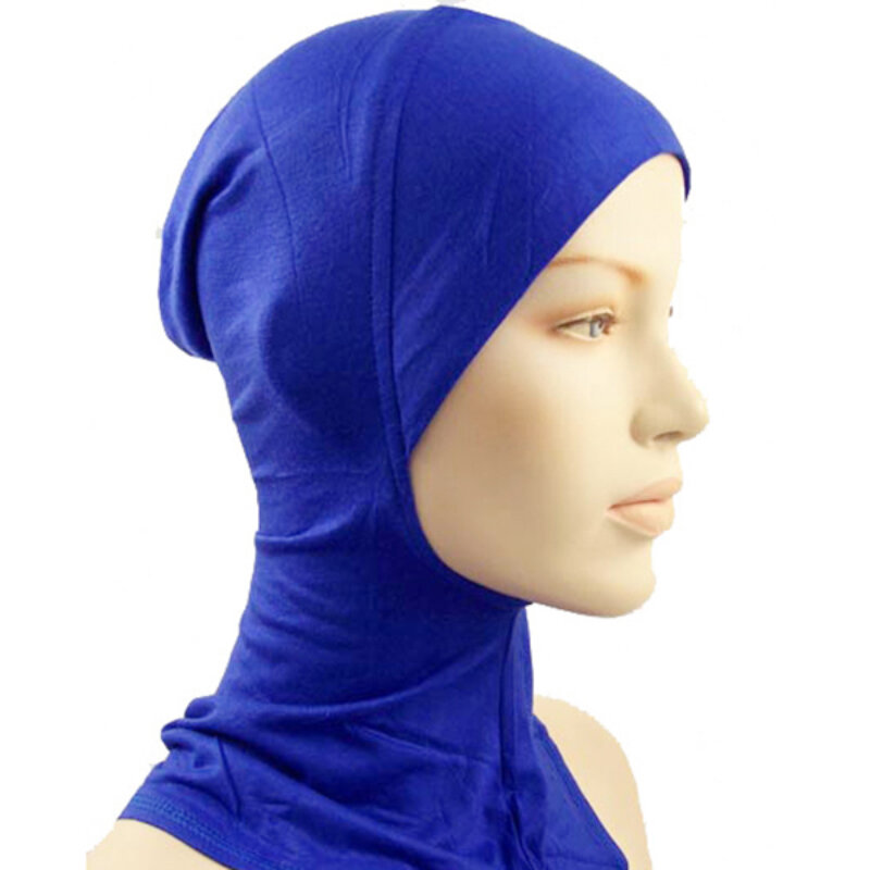 Touca isolada para cabeça hijab islâmica, capa para pescoço muçulmano nyz