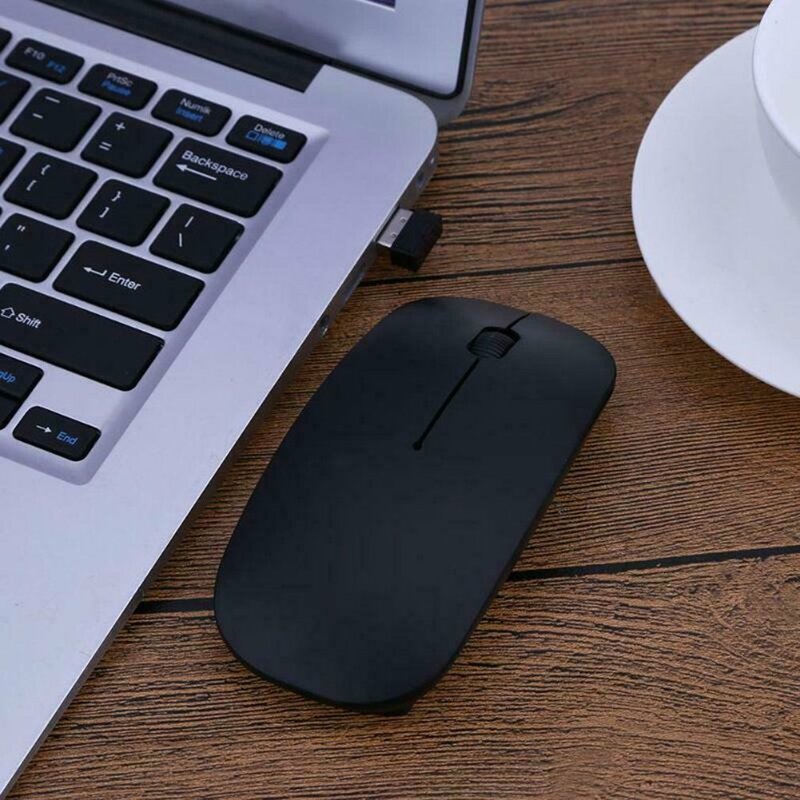 2.4GHz transmisja bezprzewodowa mysz bezprzewodowa biuro w domu mysz niski poziom hałasu optyczne przewijanie myszka do PC Laptop ergonomiczna konstrukcja