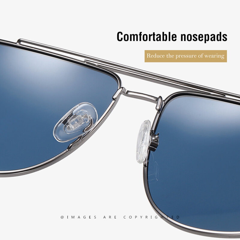 JIFANPAUL แฟชั่นสแควร์ Polarized แว่นตากันแดด CLASSIC Retro แว่นตาขับรถกลางแจ้งแว่นตากันแดดสำหรับผู้หญิง/ผู้ชา...