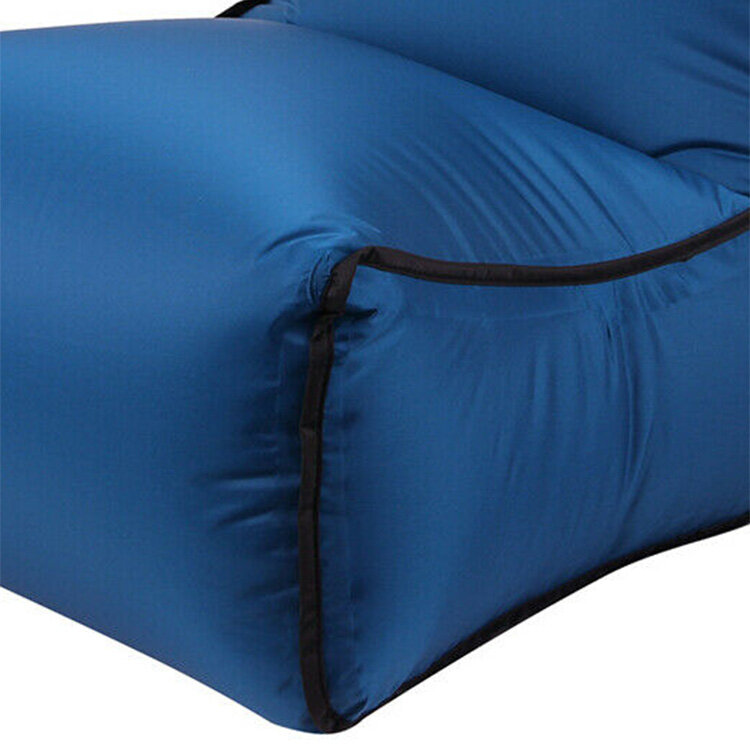 Outdoor Portable Camping Inflatable Air Sofa Bed Lazy Sleeping Bag Beach Hangout Couch