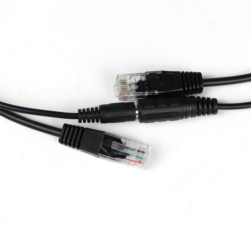 Conectores de cable adaptador POE, cable de alimentación pasivo, inyector RJ45, Kit divisor, 10 piezas (5 pares), 12V, 24V, 36V