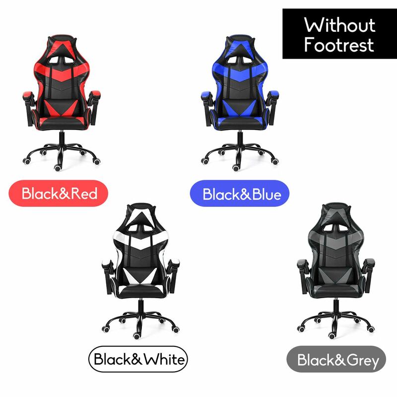 Офисное игровое кресло из ПВХ, домашнее кресло, подъемное и поворотное, эргономичное офисное компьютерное кресло, игровые кресла Wcg