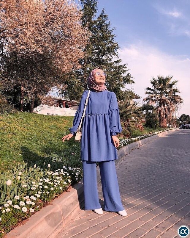 2 Stuks Moslim Suits Hijab Moslim Sets Vrouwelijke Kaftan Islamitische Kleding Grote Maten Dames Kleding Ensemble Femme Musulmane F1694