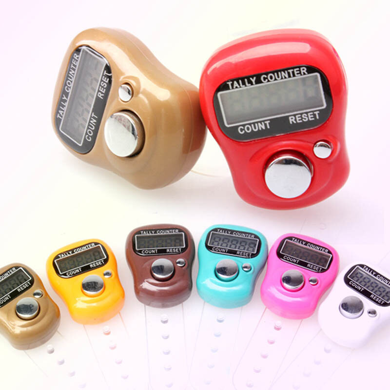 Electronic Digital Counter LCD Portable Hand Operated Tally for Kitchen Random Color NYZ Shop