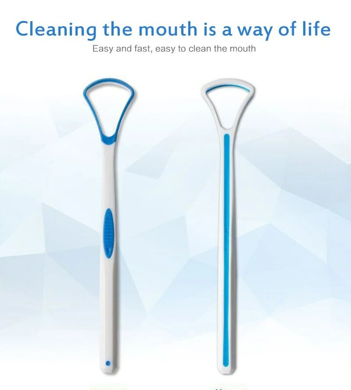 2020 New Tongue Scraper Tongue Brush Cleaner Oral Cleaning Tongue Fresh Breath Remove Tongue Coating Oral Hygiene Care Tools