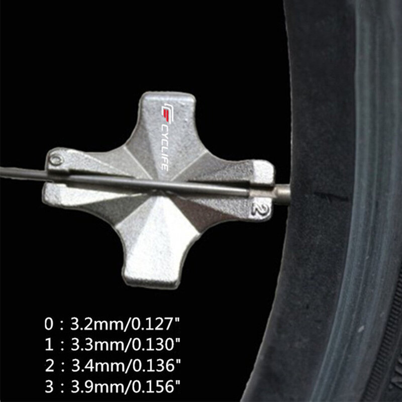 Mini Bicycle Spoke Wrench Steel Bike Wheel Rim Spanner Bicycle Spoke Nipple Key Adjuster Repair Tools Bike Accessories