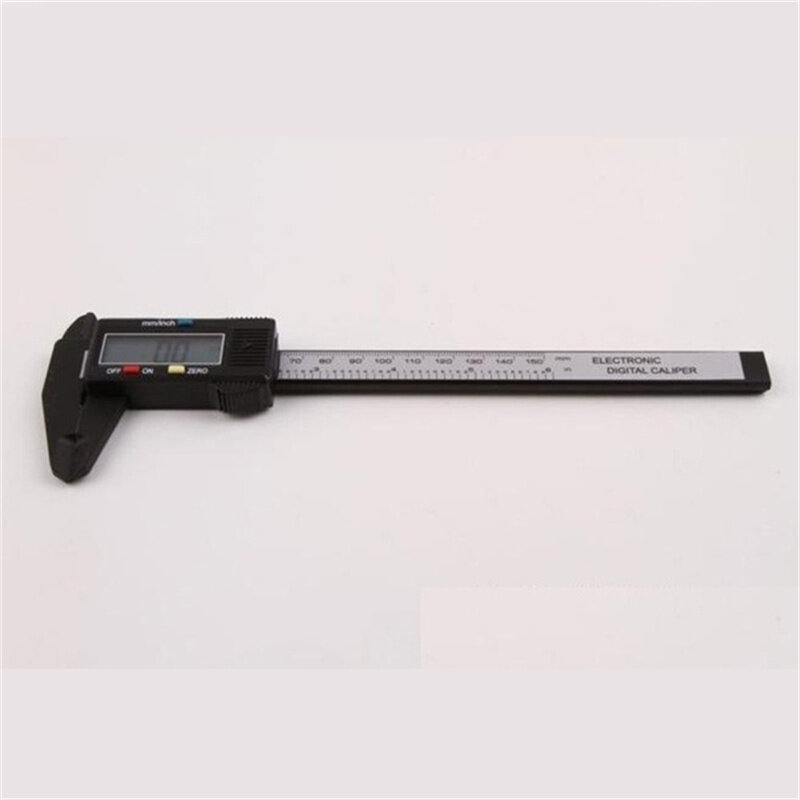 Jauge à pied électronique numérique LCD 150mm/6 pouces, Vernier électronique élégant, règle micromètre numérique, outil de mesure pour le travail du bois, règle de maison