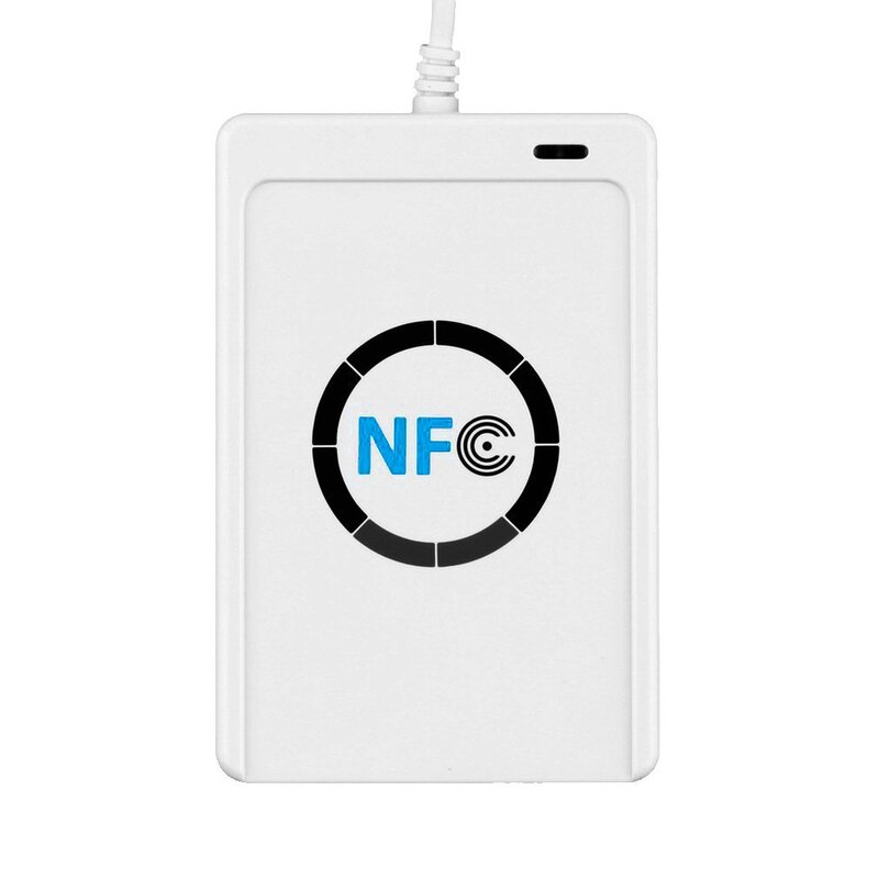 1 Set Professionele Usb ACR122U Nfc Rfid Smart Card Reader Voor Alle 4 Types Van Nfc (Iso/IEC18092) tags + 5Pcs M1 Kaarten