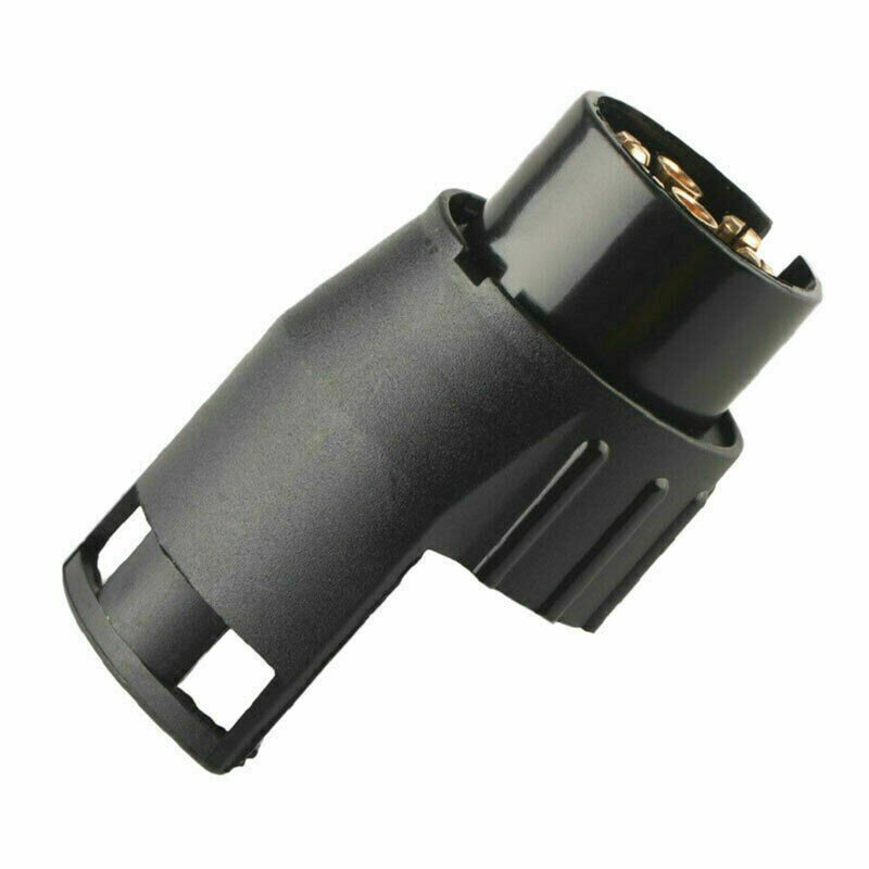 7 To 13 Pin Trailer Connector 12V Towbar Towing Plug Adapter Durable Waterproof RV Plugs Socket Adapter Protects Accessories