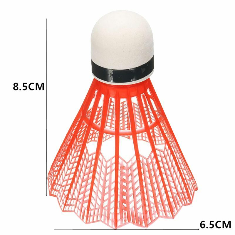 2019 neueste 12 sätze von farbe badminton tragbare kunststoff ausbildung badminton ball schaum ball kopf outdoor sport
