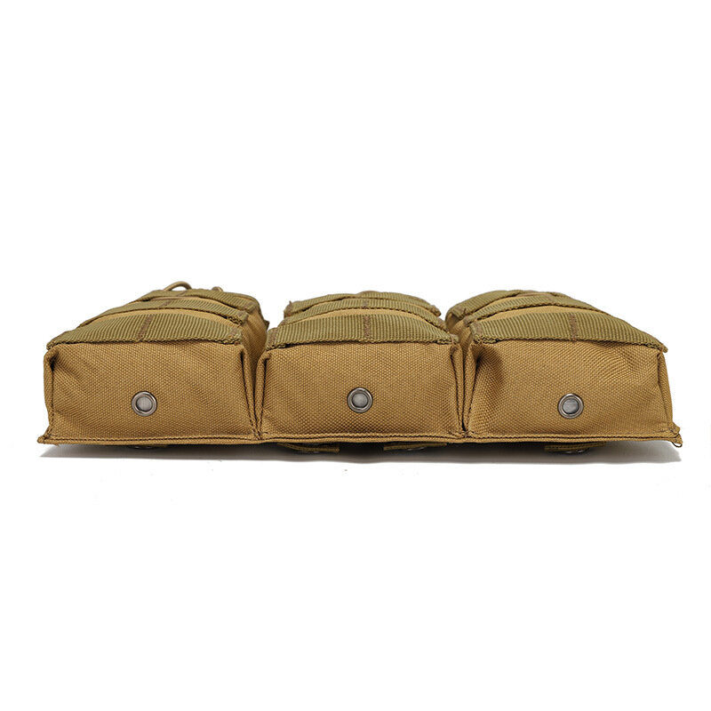 Triple cartridge bag tactical vest MOLLE accessory bag akm4 intercom storage bag hanging bag
