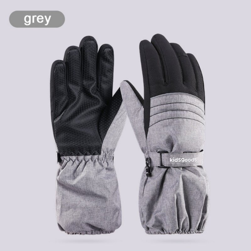 Детские зимние перчатки, водонепроницаемые перчатки унисекс для лыж и снега, зимние теплые перчатки для холодной погоды, игр на улице