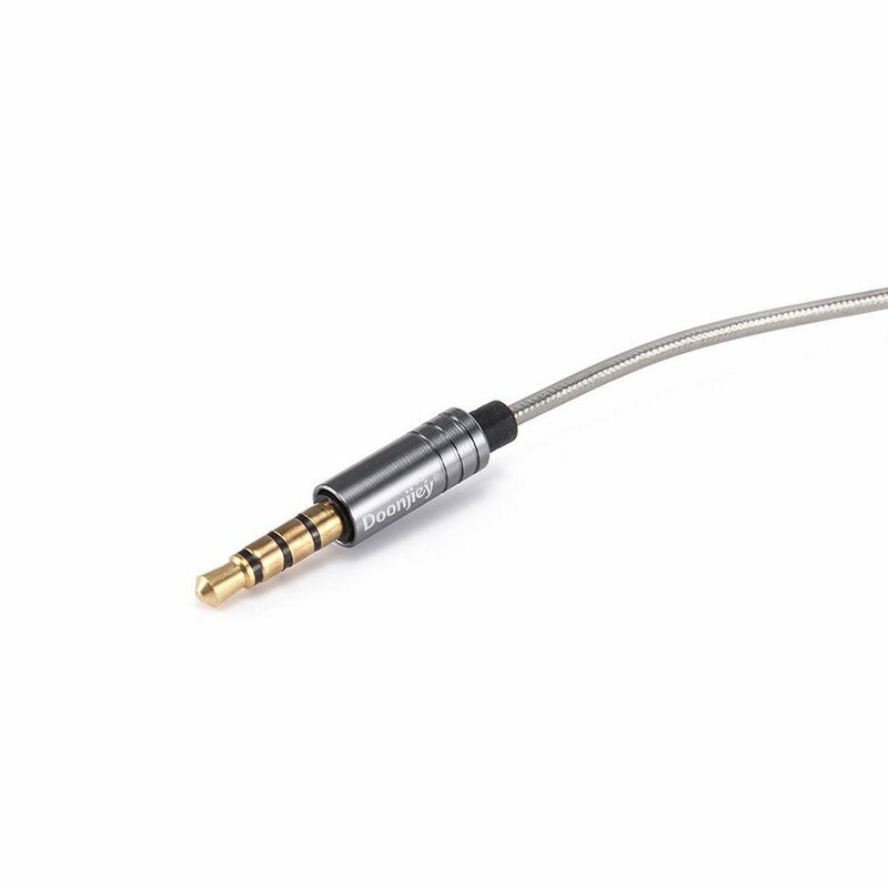Auriculares HIFI Cable Jack de 3,5mm de Auriculares auriculares Audio Cable de repuesto Cable de auriculares HIFI Cable