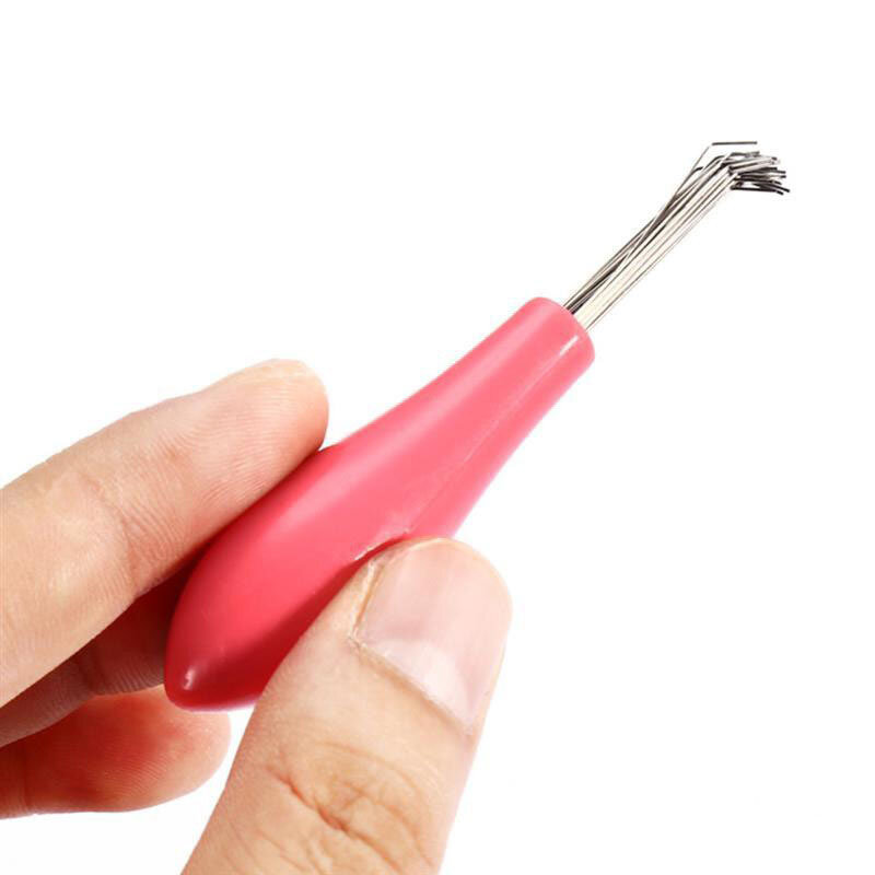 Nieuwe Mini Hair Brush Kammen Cleaner Embedded Tool Plastic Cleaning Remover Handvat Tangle Hair Brush Hair Care Salon Styling Tools
