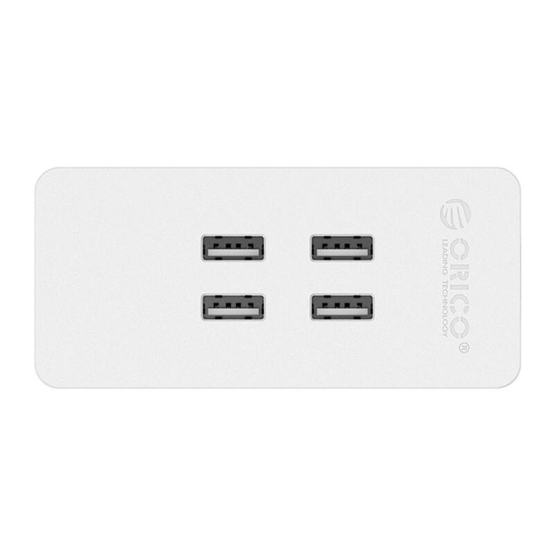 ORICO 4 Portas USB Mini Carregador de Estação De Carregamento Doca Inteligente 5V2. 4A * Saída Máxima 4 20 W Desktop Carregador para Smart Phone Pad Carregamento
