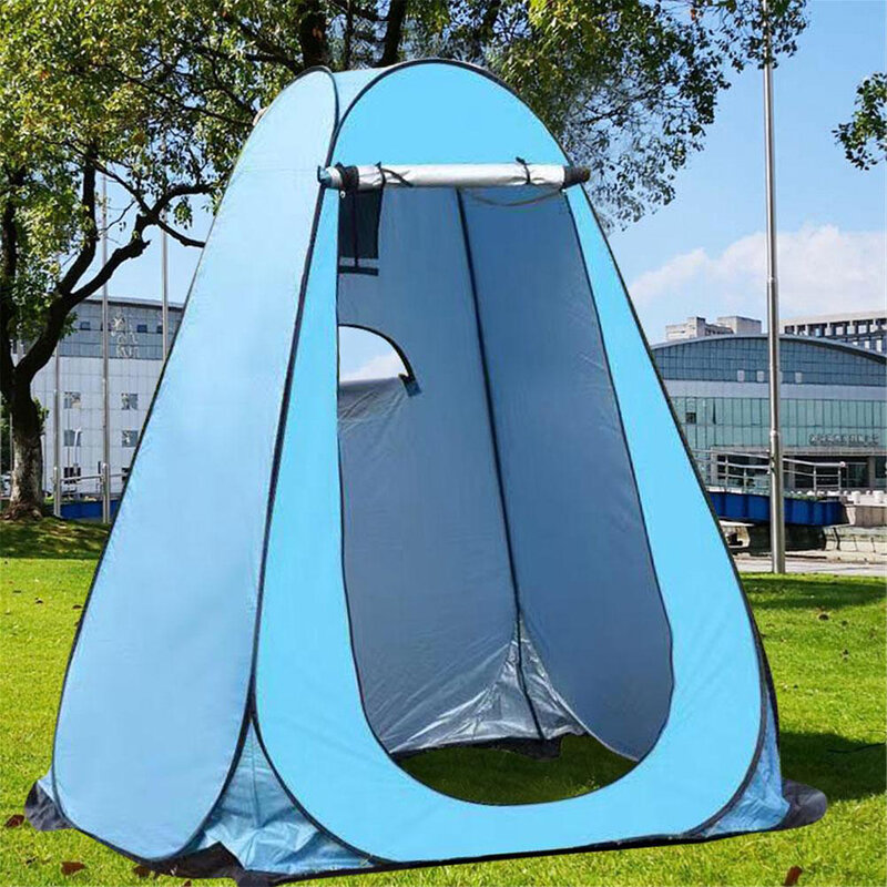 Privacidade portátil chuveiro wc de acampamento pop up tenda camuflagem função anti uv ao ar livre tenda vestir fotografia tenda x172g
