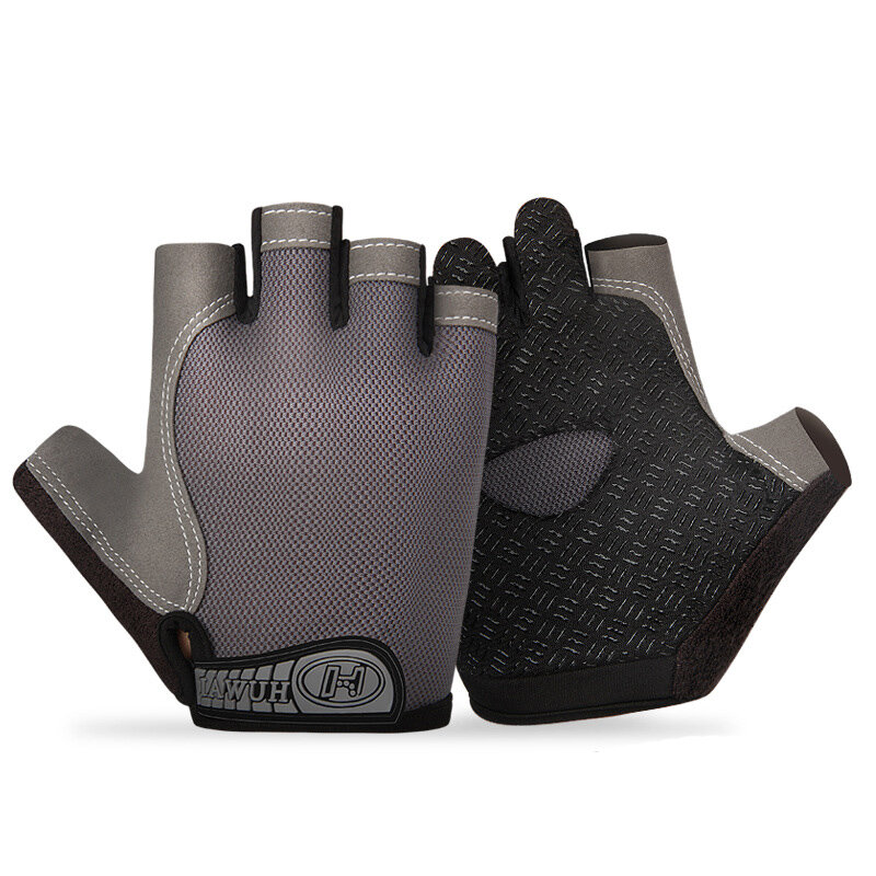 Bike Cycling Gloves Anti-slip Anti-sweat Men Women Half Finger Gloves Breathable Anti-shock Sports Gloves Bike Bicycle Gloves