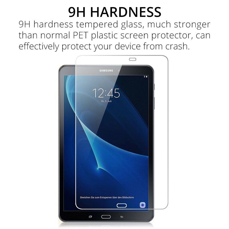 Protecteur d'écran, Film en verre pour tablette Samsung Galaxy Tab S6 Lite 10.4 P610 P615 SM-P610 SM-P615 9H 0.3mm