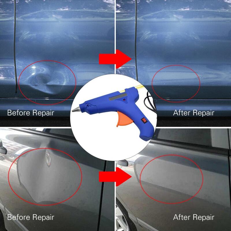 80% 2021 자동차 덴트 풀러 키트, 페인트리스 대미지 리무버, t자형 덴트 수리 리프터 키트