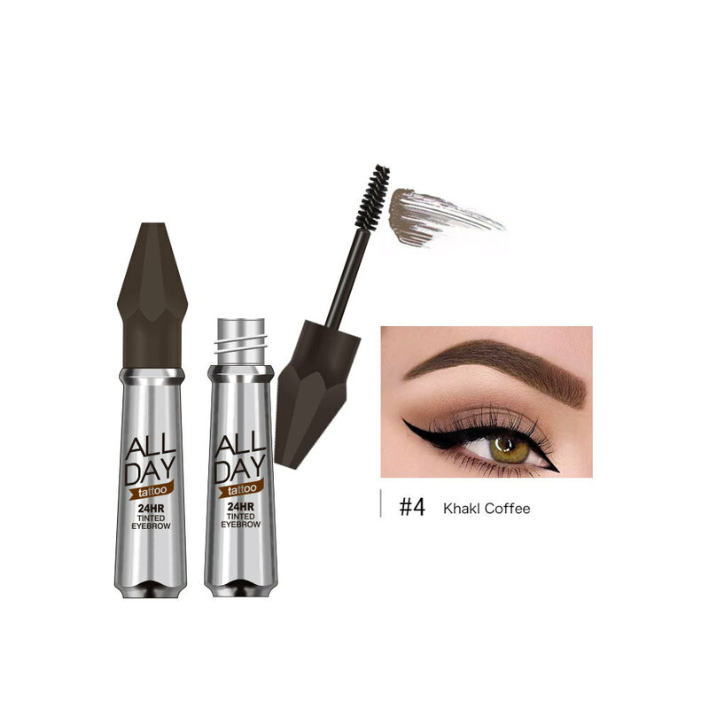 Cross Border Hot Selling Music Flower Four Colors Long-lasting Eyebrow Gel Waterproof Non-Marking Quick-Drying M5023