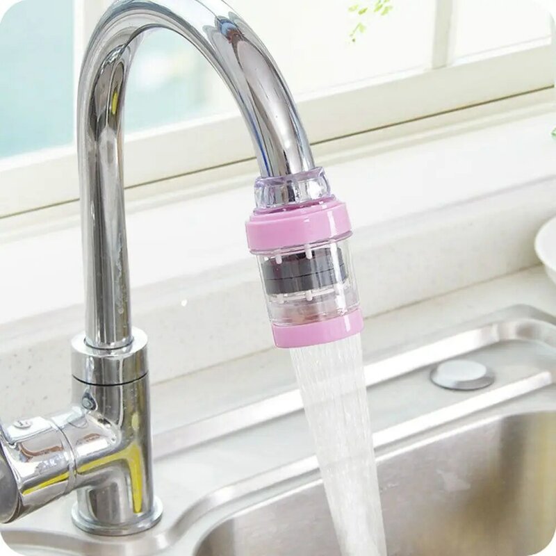 1 Pcs Mini Keuken Kraan Filter Kraan Waterzuiveraar Nozzle Voor Huishouden Actieve Kool Filtratie Sproeikop Tap Waskolf