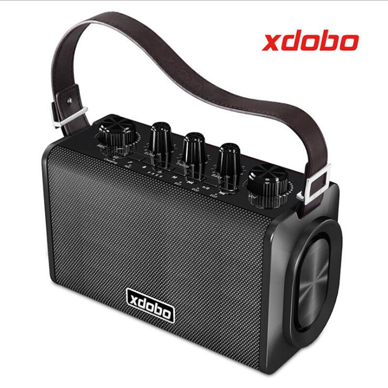 Xdobo alto-falante bluetooth 60w alta potência coluna de som ao ar livre à prova d3d água subwoofer 3d estéreo surround sistema som caixa de som
