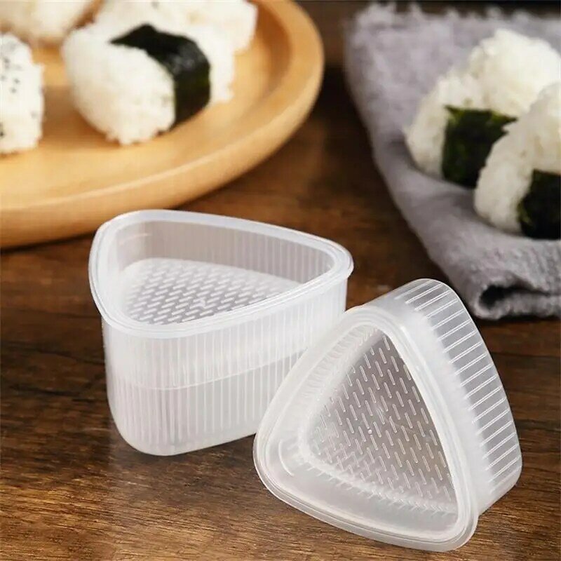 Fabricante de sushi triangular molde de sushi diy molde de sushi onigiri bola de arroz imprensa de alimentos triangular fabricante de sushi molde de sushi kit de cozinha japonesa b