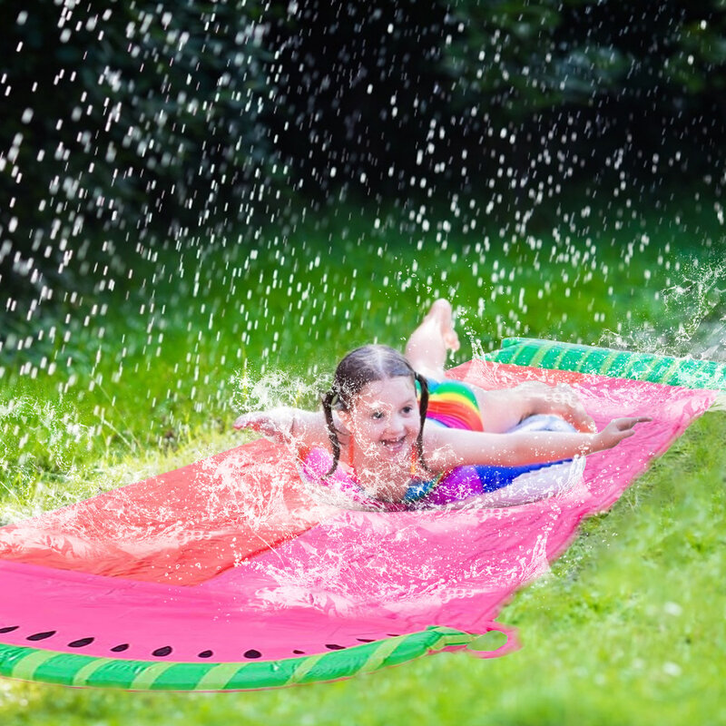Juguetes para adultos y niños, tobogán acuático inflable para patio trasero, juguetes de agua al aire libre para verano