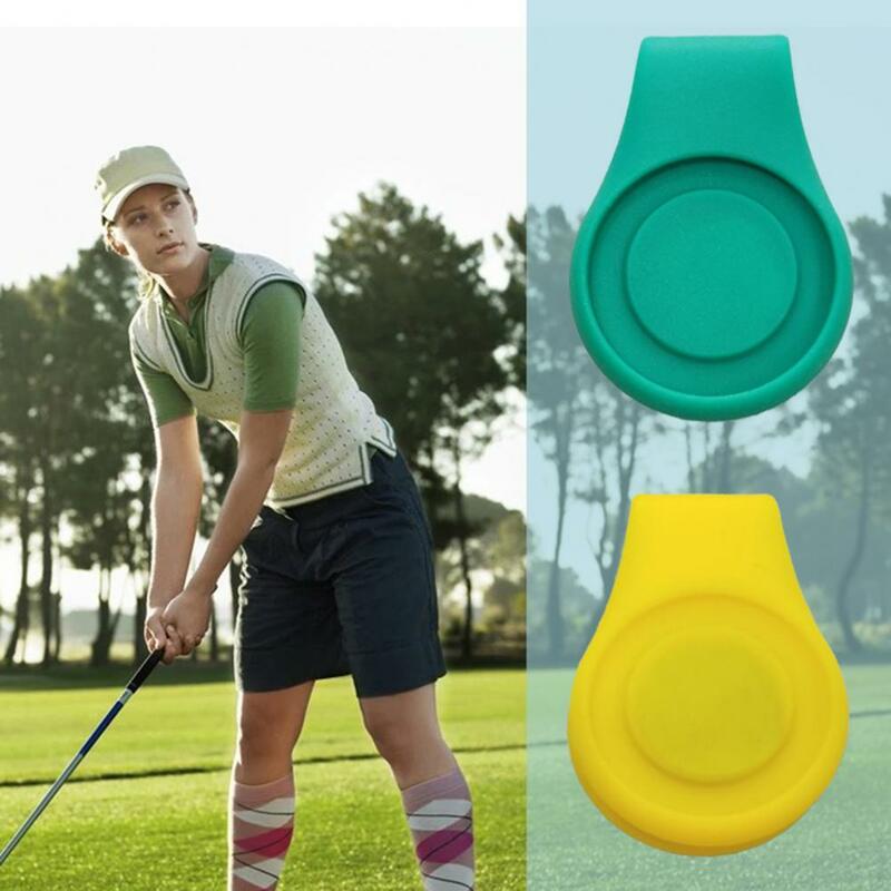 Clip per cappello con marcatore a sfera Mini Silicone colori vivaci magnete squisito Clip per cappello da Golf per Golf all'aperto Clip per cappello da Golf