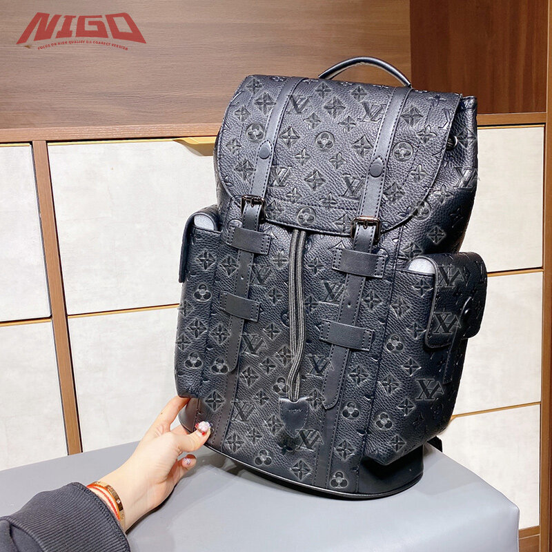 NIGO L 20ss latest Black Samurai backpack Large bag M4541nine Code@A88