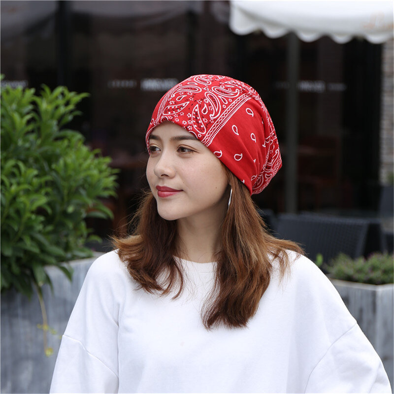 Ethnische Stil Europa Cashew Blume Pullover Kappe 2 Ways Tragen Stilvolle Bonnets Herbst Und Winter Hut Im Freien Hut