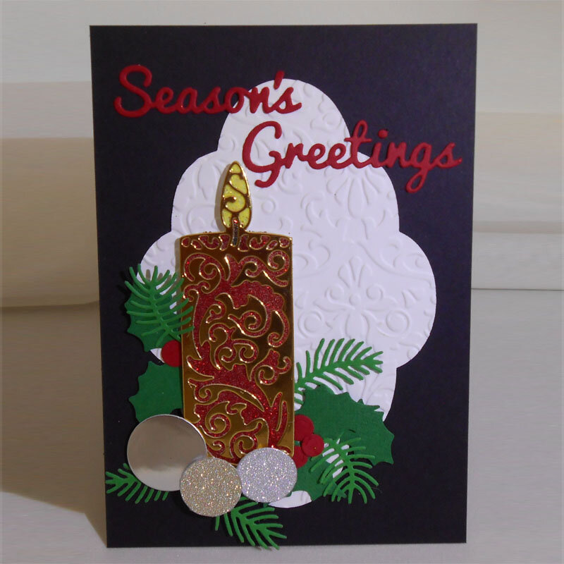 새로운 디자인 패턴 촛불 축하 축제 크리스마스 장식 DIY Scrapbooking 앨범 카드 공예품에 대한 금속 절단 다이