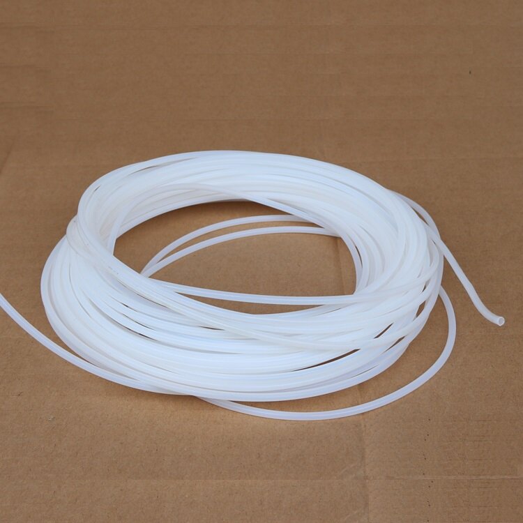 11T 2.41mm x 3.01mm PTFE Tube T eflon Insulated Rigid Capillary F4 Pipe High Temperature Resistant Transmit Hose 300V White