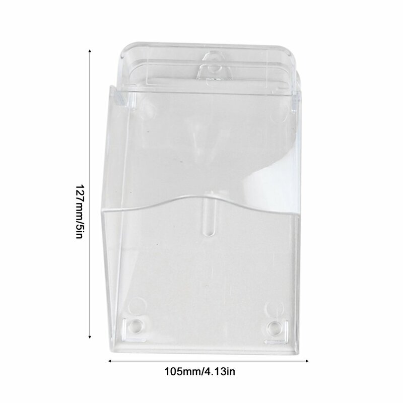 Metal Access Control Rain Cover Doorbell Transparent Protective Box Outdoor Sun Protection Thickened Waterproof Cover