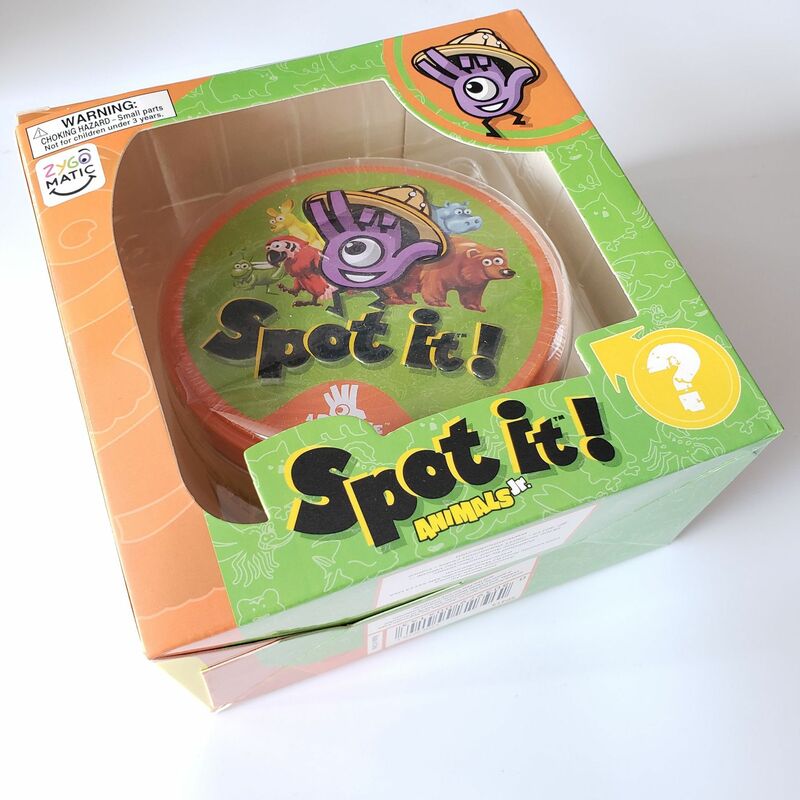 Dobbleカードゲームhpスタイルスポットのおもちゃ鉄ボックス · ポッタースポーツゲーム子供のボードゲームギフトでそれを紙ボックス