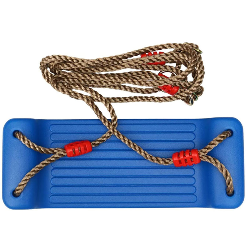 Balançoire en plastique avec corde réglable pour enfants aire de jeux balançoire ensemble accessoires équipement de jeu en plein air pour les enfants